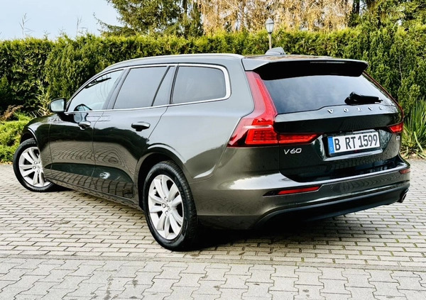 Volvo V60 cena 84400 przebieg: 117890, rok produkcji 2018 z Żukowo małe 781